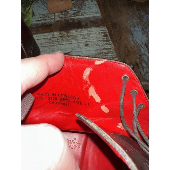 Jeffrey West Leather Chukka Boots With Laces Style 2125 - Picture 9 of 13